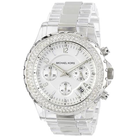 relogio michael kors pulseira transparente|michael kors watches for women.